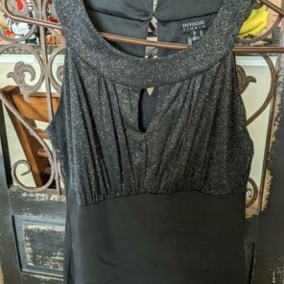 Stunning New Glittery Black Evening Dress - Picture 6 of 10